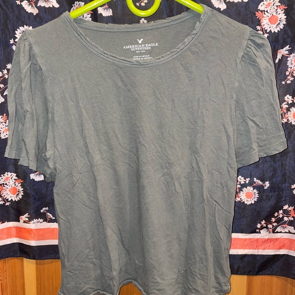 American Eagle Outfitters Tops - American Eagle Outfitters Green Women's Top